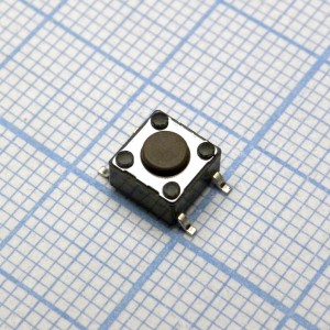 DTSM-61N-V-T/R, Кнопка тактильная миниатюрная SMD (6*6*4.3)