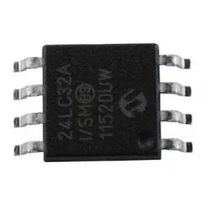 24LC32A-I/SM, Энергонезависимое ППЗУ 32Kбит 400кГц 8SOIJ