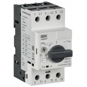 Автоматический выключатель защиты двигателя ARMAT A1 GV2P 0,4-0,63А IEK AR-MPCB-A1A63