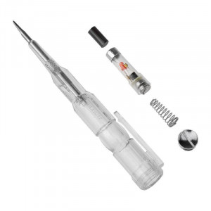 Тестер-пробник R-18 12-2036, индикаторная отвертка с LED индикацией AC напряжения и проверка эл.цепей и приборов