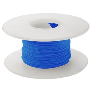 KSW24B-0100, Монтажный провод 24AWG LOW STRP FORCE 100' SPOOL BLUE