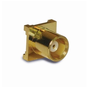 252117, РЧ соединители / Коаксиальные соединители MCX ST PCB RECPT 50 OHM GOLD SMT