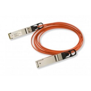 FCBG414QD3C05, Соединения оптоволоконных кабелей 4x14G, full-duplex, QSFP cable ends, electrical limiting interface, RoHS, multimode, 0/70 C operation, 850nm VCSEL array, PIN array, round riser/LSZH cable, 5m length, Gen3