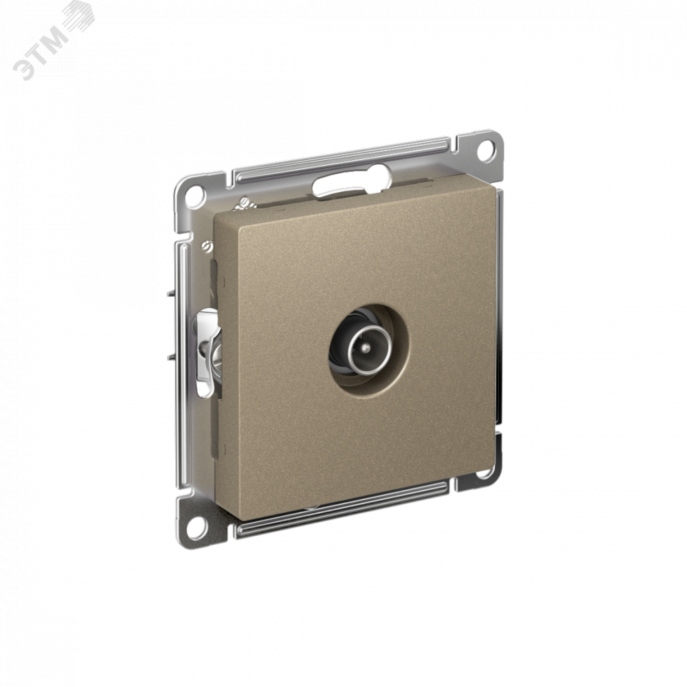 Изображение товара Розетка телевизионная TV AtlasDesign механизм шампань SE ATN000593