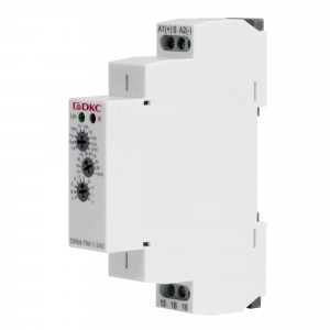 Реле времени многофункциональное, конфигурация контакта 1CO, AC/DC 12-240 В DRM-TM-1-240