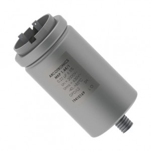 C44BPF13470ZB0J, Конденсатор пленочный 0.47мкФ 1200В полипропиленовый ±5% (25 X 60мм) монтаж на шпильку алюминиевый цилиндрический корпус 0.01Ом 85°C россыпь
