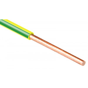 Провод ПуВ 1х6 450/750В Ж/З (бухта) (м) 11854730