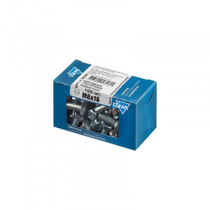 Болт с шестигранной головкой М6х16 DIN 933 кл. прочн. 8.8 оцинк. (коробка) (уп.100шт) Zitar 105200