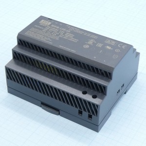 HDR-150-48, AC-DC, 153.6Вт, вход 85...264 В AC 47...63Гц/120...370В DC, выход 48В/3.2А, рег. выхода 43.2…55.2В, изоляция 3000В AC, в кожухе на DIN-рейку, 105х90х54.5мм, -30...+70°С