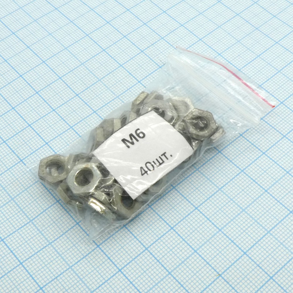 Изображение товара Гайка М6.0 (40шт.)