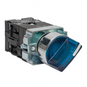 Переключатель BD21 2P c синей подсветкой 230В NO PROxima xb2-bk21-b-230