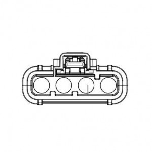 45141-0401, Шнуры питания для постоянного тока MULTICAT 4CKT CPA 300MM AWG8 FEM