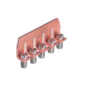 Соединительная перемычка 9703/10-5, Соединительная перемычка, 5 полюсов, неизолированная, винтовая, для клемм: 9700 A/10