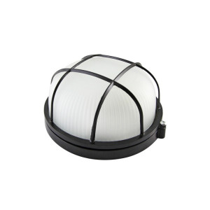 Светильник НПБ1302 черный/круг с реш. 60Вт IP54 SQ0303-0033