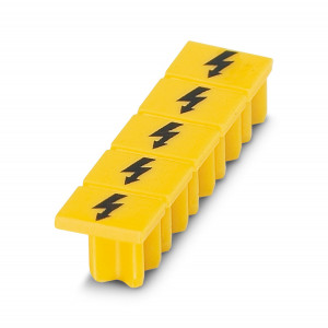 Маркировка "Безопасность" 225701, Маркировка, для клемм 225..., 5 знаков, нанесенные символы: знак "Молния" цвет: желтый