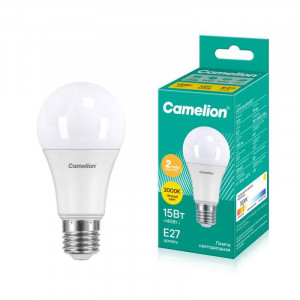 Лампа светодиодная LED15-A65/830/E27 15Вт грушевидная 3000К тепл. бел. E27 1280лм 170-265В 12196 / 12185