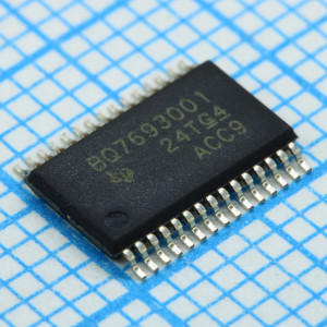 BQ7693001DBTR, Контроллер-балансировщик Литий-ионной/Литий-полимерной батареи 30-Pin TSSOP лента на катушке