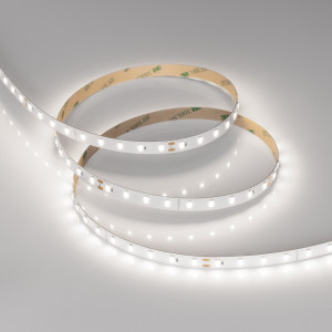 Лента ULTRA-C72-10mm 24V Day5000 (7.2 W/m, IP20, 5630, 5m) 040209, Светодиодная лента ULTRA-C72, открытая IP20. Светодиоды 5630, 72 шт/м (360 шт на 5 м), белая плата, ширина 10 мм, скотч 3M. Цвет ДНЕВНОЙ 5000 K, цветопередача CRI>80, угол 120°. Питание 24 В, мощность 7.2 Вт/м (36 Вт на 5 м). Размеры 5000x10x1.4 мм. Мин.