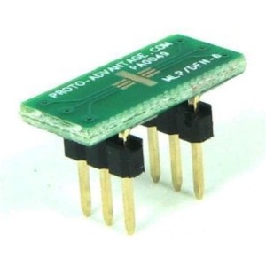 PA0049, Панели и адаптеры MLP/DFN-6 to DIP-6 SMT Adapter