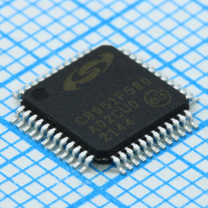 C8051F580-IQ, Микроконтроллер семейства 8051 8-бит 50 МГц 128кБ Флэш-память питание 5 В шина CAN