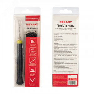 Паяльник мини 5 В/8 Вт, питание через USB