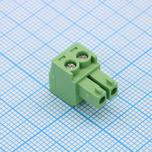 L-KLS2-EDK-3.81-02P-4C, Клеммник разъемный (гнездо) винтовой на кабель