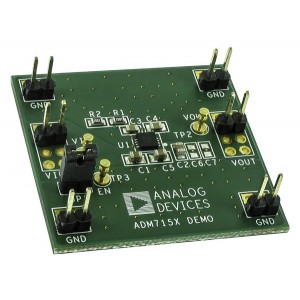 ADM7155CP-02-EVALZ, Средства разработки интегральных схем (ИС) управления питанием Eval Board