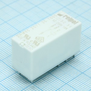 RM85-2011-35-1005, Миниатюрное силовое реле 16А одна контактная группа на переключение катушка 5В 60 Ом