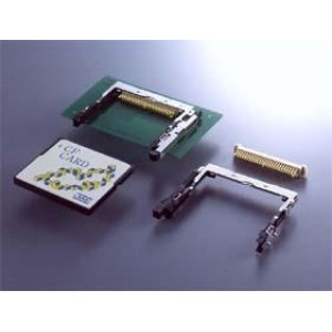JC26C2-DRRE, Соединители для карт памяти COMPACT FLASH SMT SIDE PIN WITH FRAME