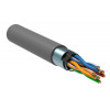 Кабель витая пара F/UTP кат.5E 4х2х24AWG solid PVC сер. (м) LC1-C5E04-311