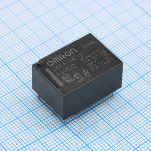 G5CA-1AE-12DC, Реле силовое 10А один контакт на замыкание катушка 12В Конфиг: 1A