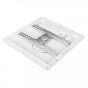 Светильник CL-FIOKK-S300x300-25W Day4000-MIX (WH, 120 deg, 230V) 034472, Накладной/встраиваемый светильник с изменяемой мощностью и цветовой температурой. Мощность 18-25 Вт, св. поток 1600-2300 лм, 75-90 лм/Вт, теплый 3000 K, дневной 4000K, белый 6000K, CRI>80, угол 120°, напряжение питания 230 В. Белый квадратный корпус из пл