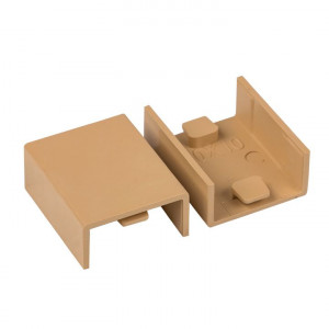 Соединитель (20х10) (4 шт) светлое дерево EKF-Plast