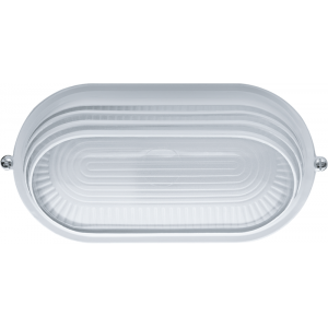 Светильник ЛОН 94 816 NBL-O3-60-E27/WH 1х60Вт E27 IP54 (аналог НПБ 1407 бел. овал ресн. 60Вт) 94816