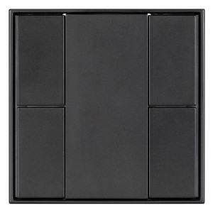 INTELLIGENT ARLIGHT Панель KNX-223-4-BLACK (BUS) 028758, Универсальная многофункциональная встраиваемая настенная панель для систем KNX. 4 клавиши. Тонкая рамка, материал - пластик. Цвет корпуса - чёрный. Питание от шины KNX DC 21-30V. Габариты 80x80x26.6 мм.