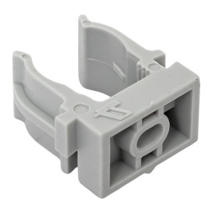 Держатель для труб (клипса) d16мм для монтажного пистолета сер. (уп.100шт) Plast derjp-z-16