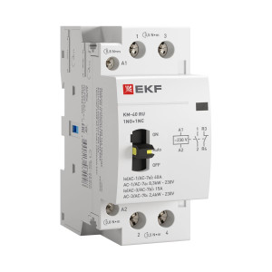 Контактор модульный КМ РУ 40А 1NO+1NC (2 мод.) PROxima km-2m-40-11