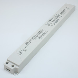 SLD-150-56, AC-DC, 151.2Вт, вход 120…305В AC, 47…63Гц/170…431В DC, ККМ, выход в режиме пост. мощности 24…56В/2.68…4.17А, изоляция 3750В AC, в кожухе 330х35х22, -40…+80°С (корпус)