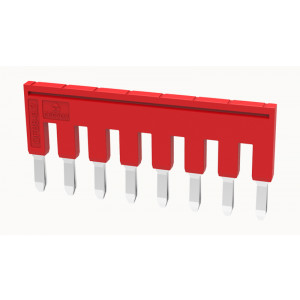 Соединительная перемычка DFB8-8.2-16-00Z(H), Соединительная перемычка, 8 полюсов, изолированная, вилочная, для клемм: DS6, цвет: красный