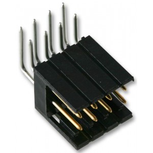 826470-3, Соединитель защищенный 6 контакт(-ов) 2.54мм луженый угловой монтаж в отверстие коробка