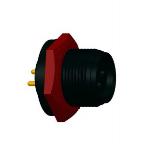 BB-02PMFP-SC7001, Стандартный цилиндрический соединитель STANDARD PANEL SCREW 2PIN M CONN F PIN