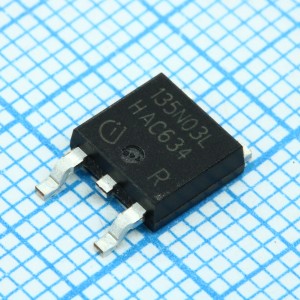 IPD135N03LGATMA1, Транзистор полевой MOSFET N-канальный 30В 30A 3-Pin(2+Tab) DPAK лента на катушке