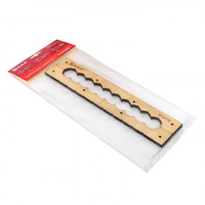 Шаблон для групповых отверстий c 10 отв. диам. 32 мм EKF Expert sh-d32-10