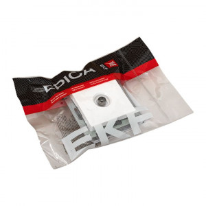 Механизм розетки TV, одиночная, белый Эпика EKF UP1-SOW-TV-1