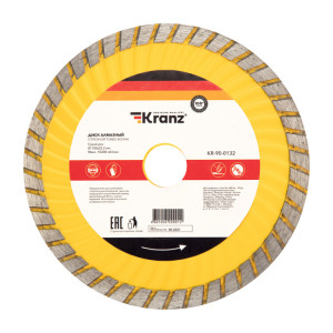 Диск алмазный отрезной Turbo волна 150x22.2x2.2x10 мм KR-90-0132