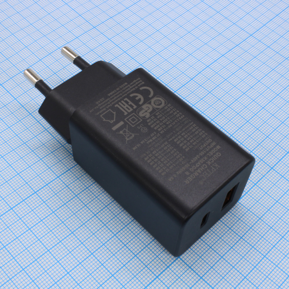 Изображение товара Импульсный блок питания KPTEC K30APDG B 30 Вт USB Type C