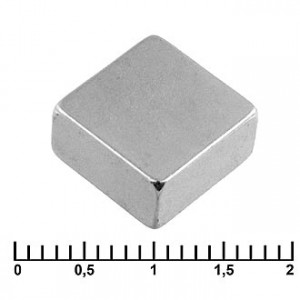 B 10X10X5 N35, Магнит самарий-кобальтовый класс N35 10х10х5 квадрат