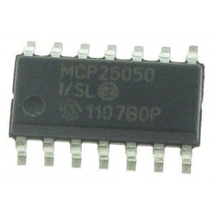 MCP25050-I/SL, IC I/O EXPANDER CAN 8B 14SOIC