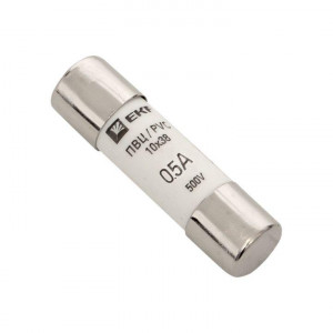 Вставка плавкая цилиндрическая ПВЦ 10х38 0.5А pvc-10x38-0.5 pvc-10x38-0,5