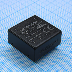 URB2424YMD-10WR3, Преобразователь DC/DC на печатную плату вход 24В, выход 24В, 416мА (SMТ)